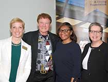 Gretchen Wood Danny Wegman Ayriona Winston and Anne Kress